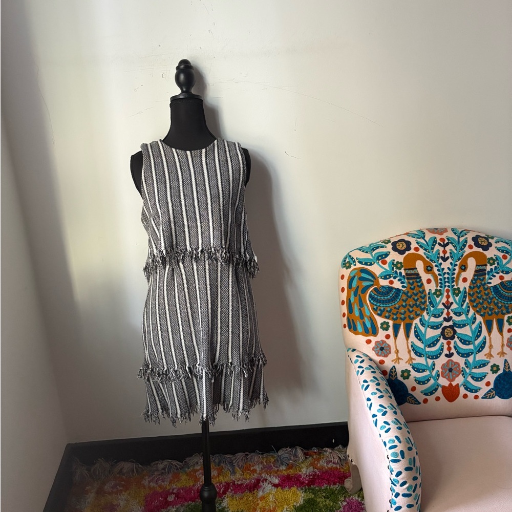 *Special Item* ASOS Striped Tunic Fringe Dress